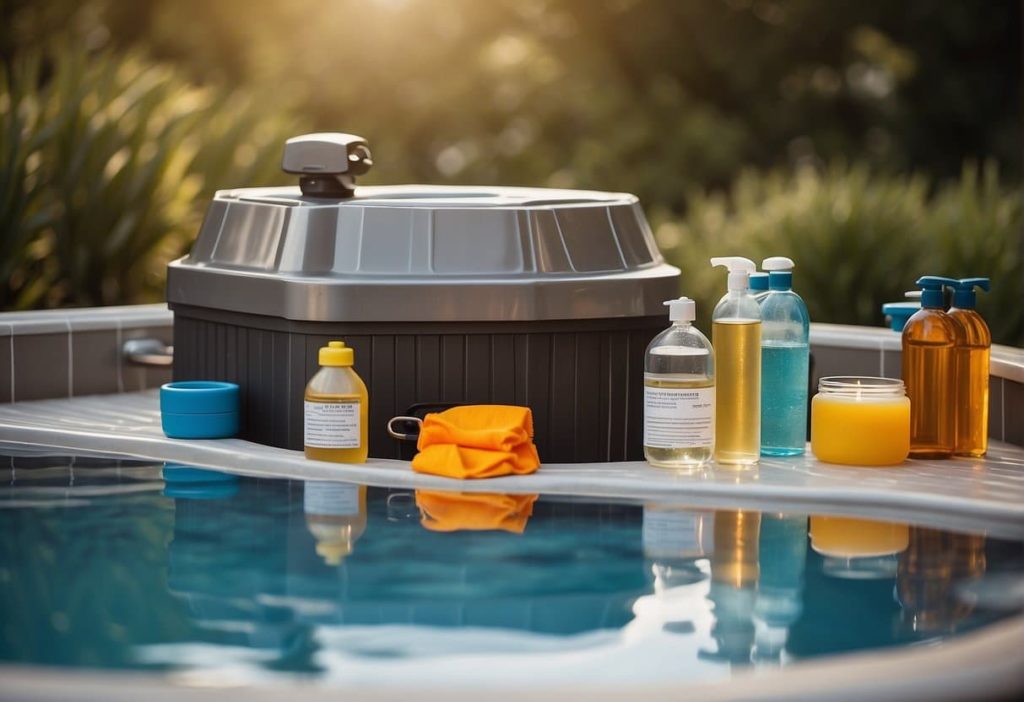 accessories on the side of your spa