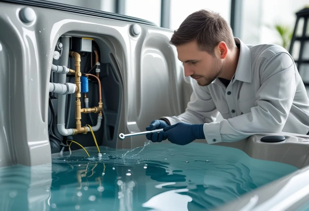 hot tub leak repair hot tub leaking from bottom how to fix a hot tub leak how to find leak in hot tub hot tub losing water